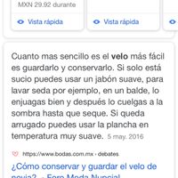 Cuidados del velo - 1