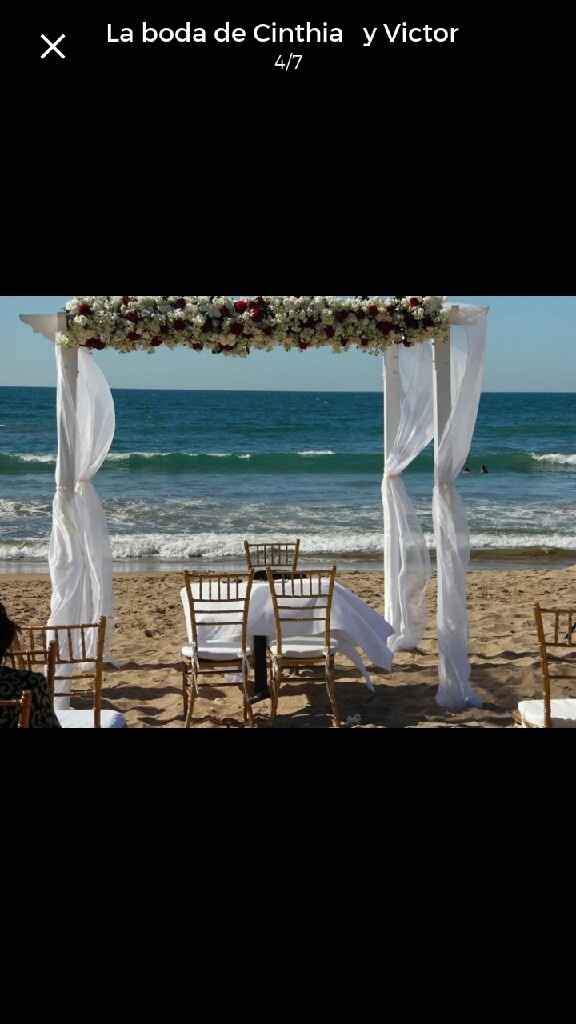 Decoracion boda en la playa - 1