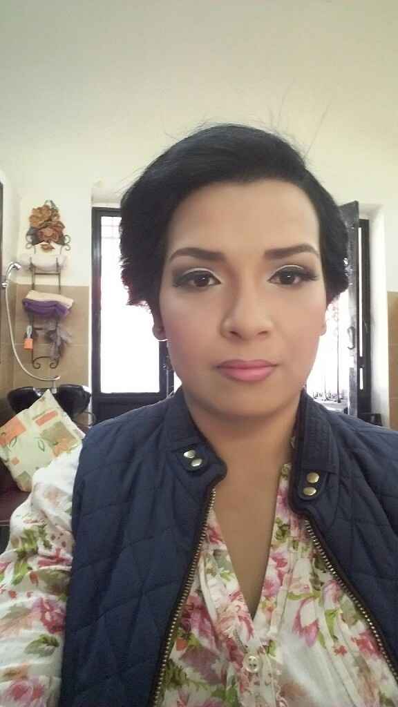 Mi prueba de peinado y maquillaje - 1