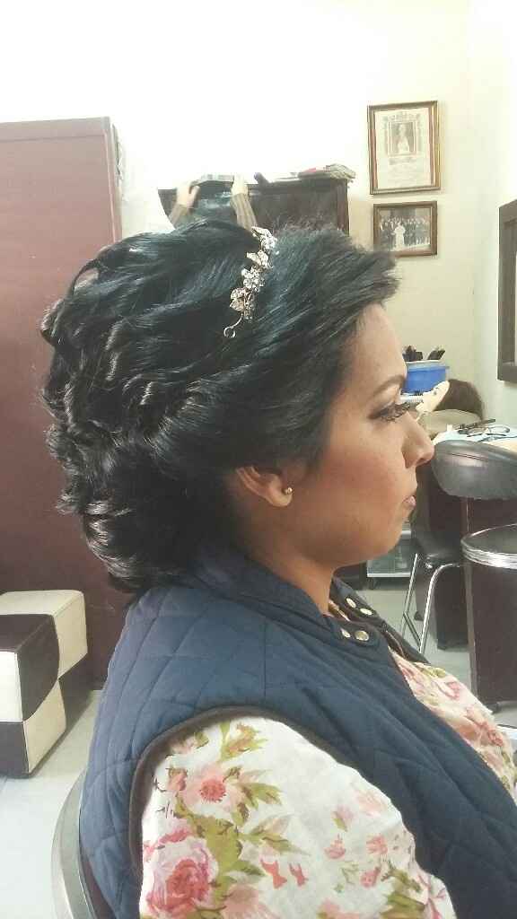 Mi prueba de peinado y maquillaje - 2