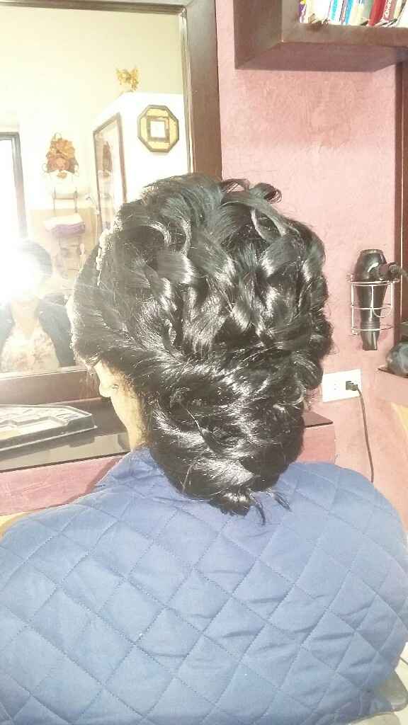 Mi prueba de peinado y maquillaje - 3