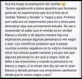 Un poco de desestres... ¿de que color es el vestido? - 1