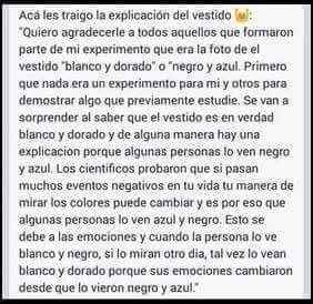 Un poco de desestres... ¿de que color es el vestido? - 1