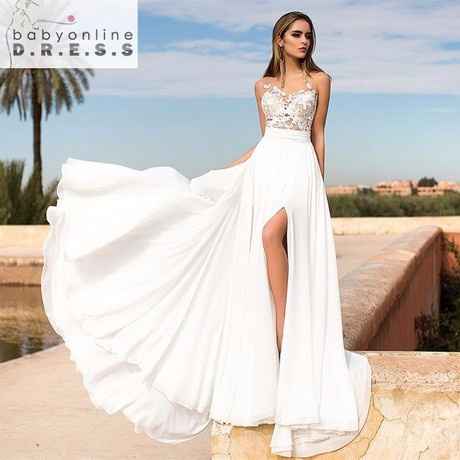 Vestido de novia para playa