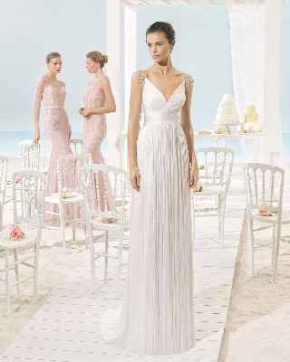 Vestido de novia para playa