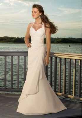 Vestido de novia para playa