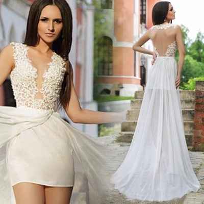 Vestido de novia para playa