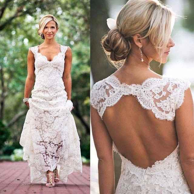 Vestido de novia para playa