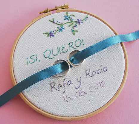 Bastidor porta anillos