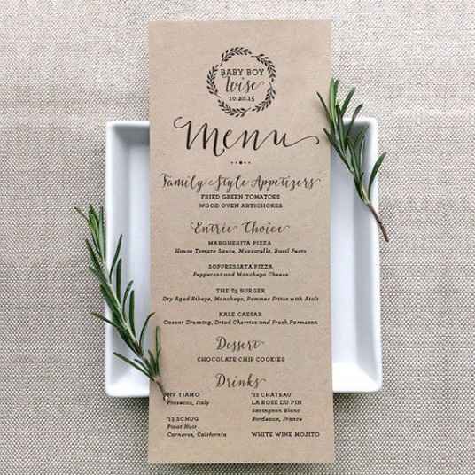 Menus