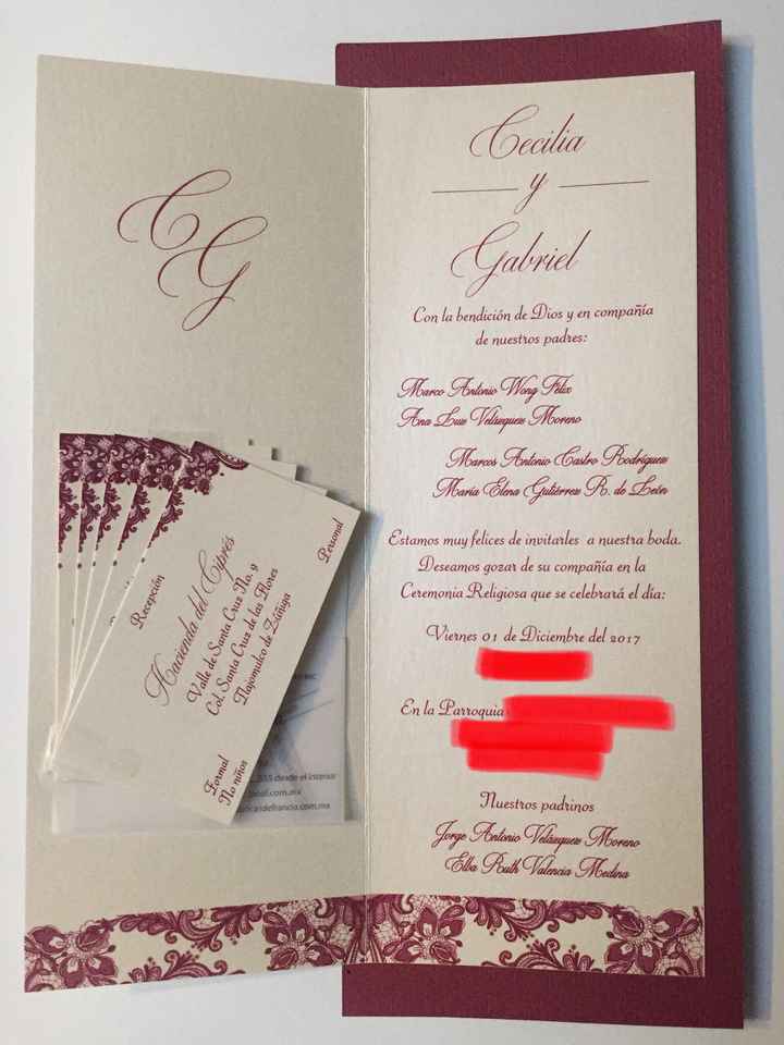  Invitaciones ☑️ - 5