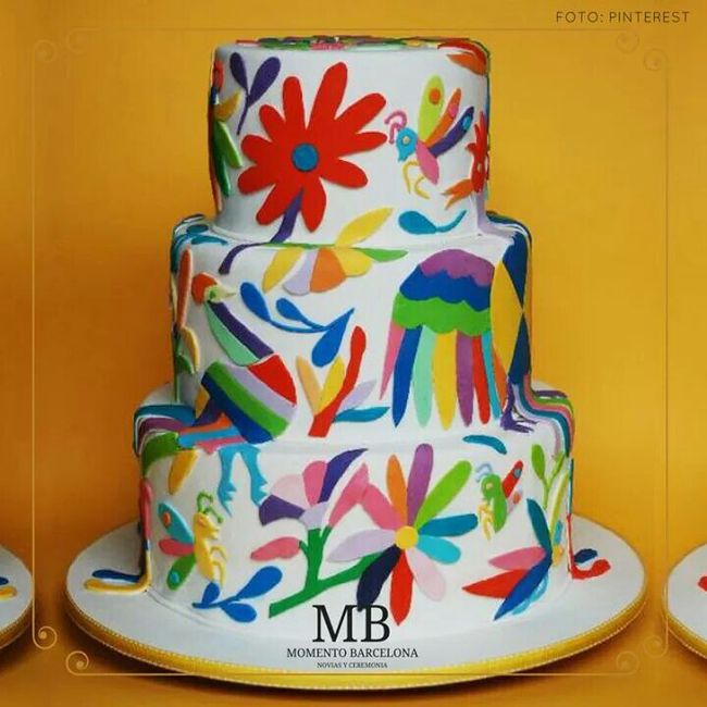 Pasteles mexicanos para boda - 16