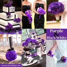 Negro y morado