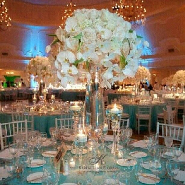 Combinacion en colores turqueza y dorado - 1