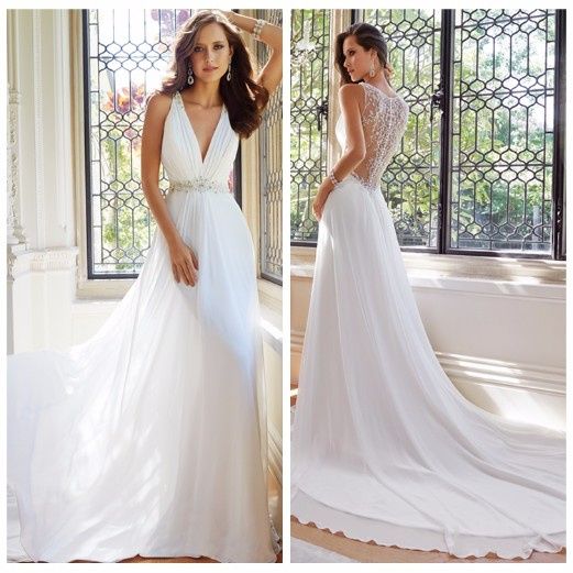 Vestido de novia para playa