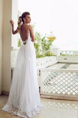 Vestido de novia para playa