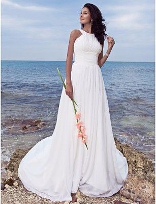 Vestido de novia para playa