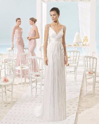 Vestido de novia para playa