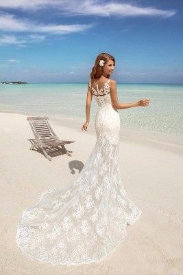 Vestido de novia para playa