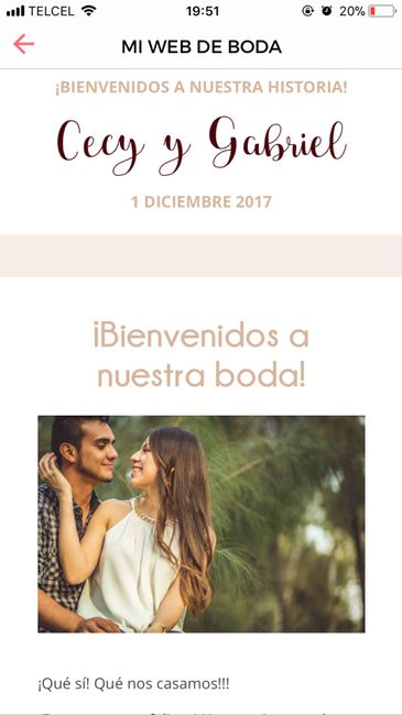 ¿Tendrás una web de boda? - 1