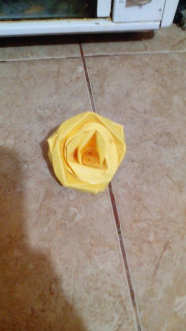 Florecita de papel
