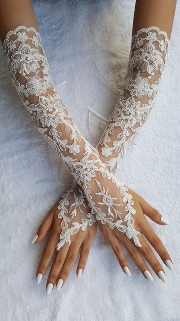 Guantes de novia