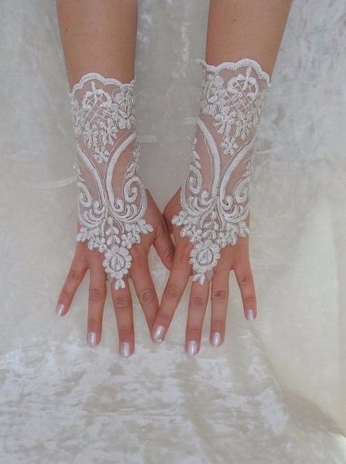 Guantes de novia