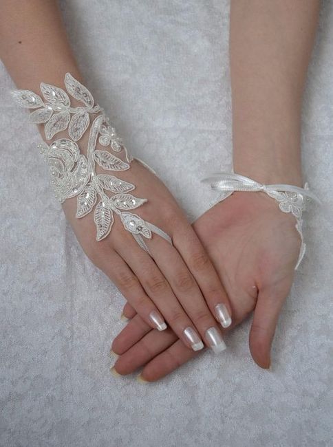Guantes de novia