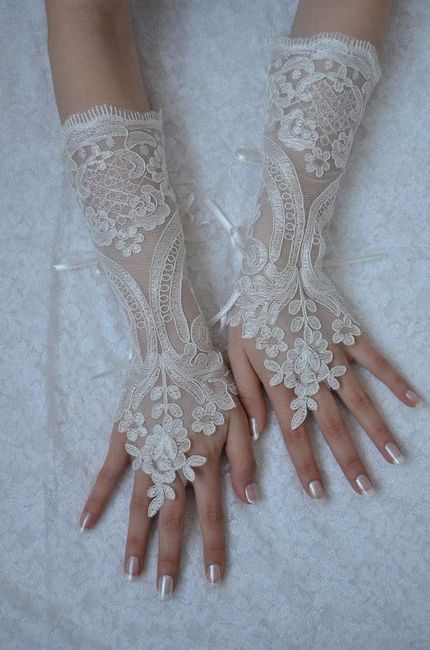 Guantes de novia