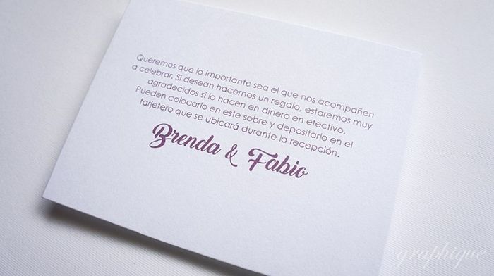 ¡Elige la Mesa de Regalos en tu invitación de boda! 3