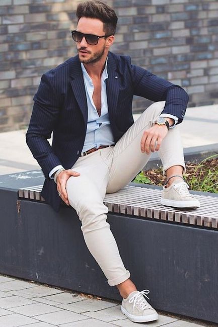 Looks para el novio en la sesión casual 🧔
