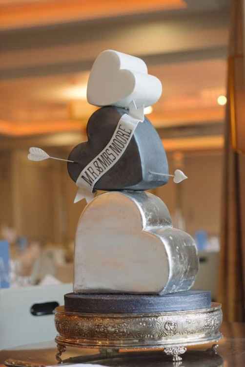Pasteles de corazón