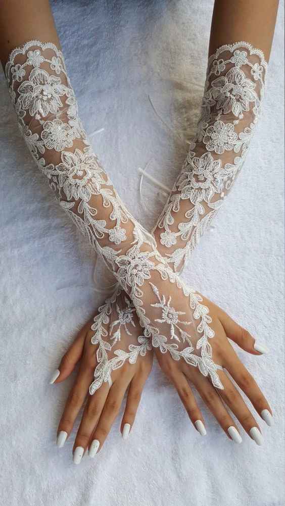 Guantes de novia
