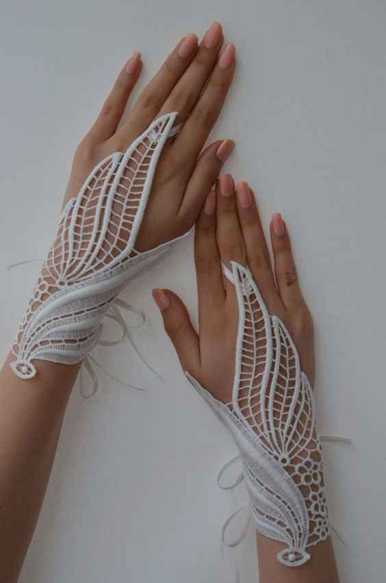 Guantes de novia