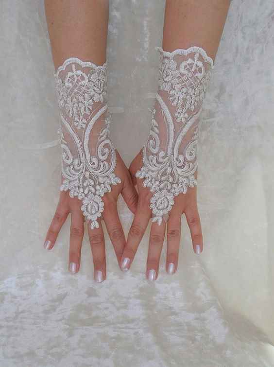 Guantes de novia