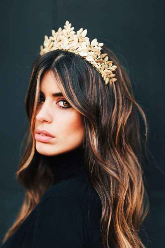 Tiaras doradas