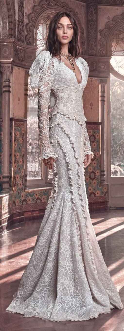 Vestido de inspiración victoriana