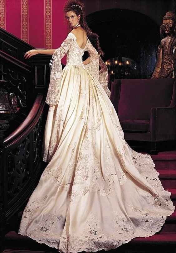 Vestido de inspiración victoriana