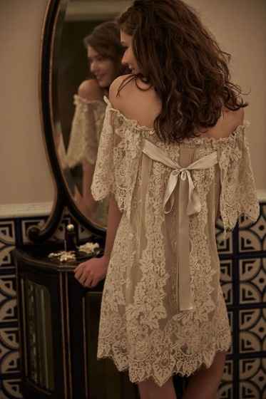 Estilo de novia: lencería