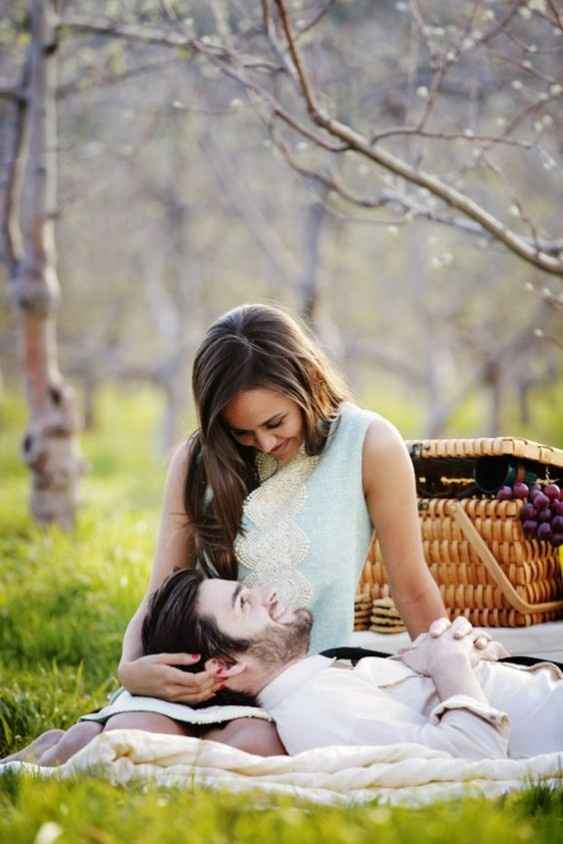Pose romántica