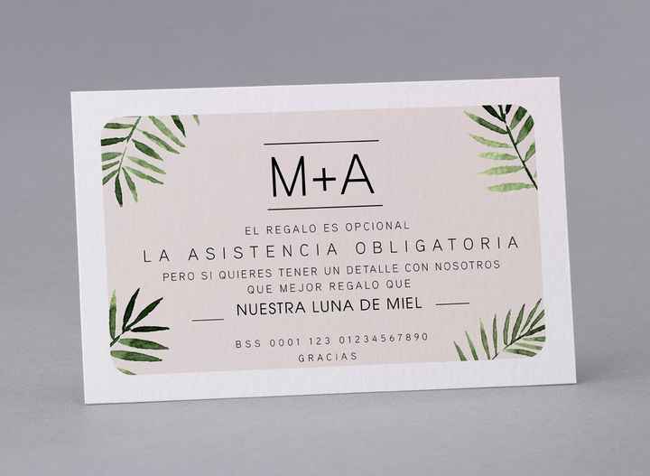 Mesa de regalos