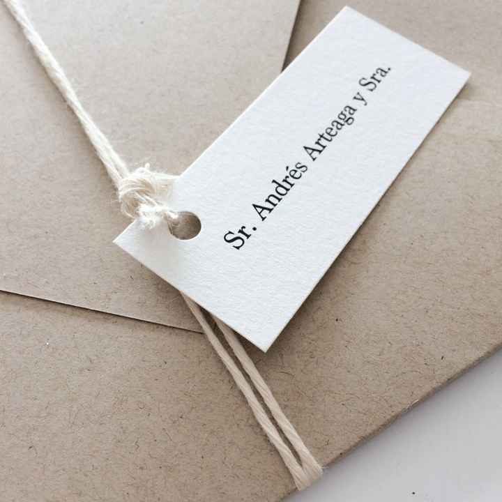 Rotular invitaciones