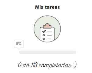 tareas completadas
