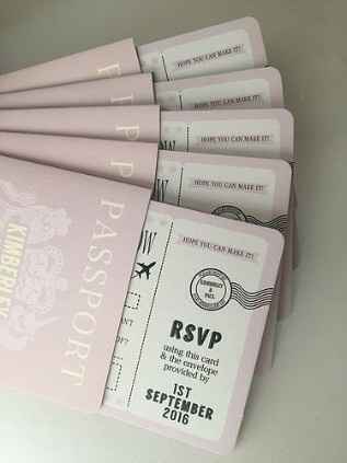 Invitaciones de despedida de soltera