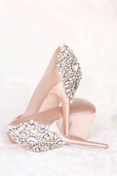 Tacones rose gold