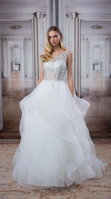dinner gown styles with sequence material