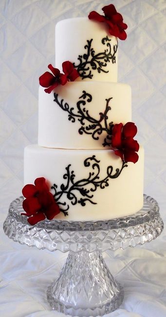 Pasteles de boda en negro, rojo y blanco! - Foro Organizar una boda - bodas .