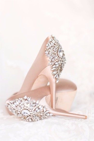 Tacones rose gold