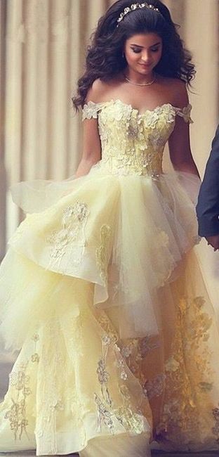 Vestido de novia discount amarillo