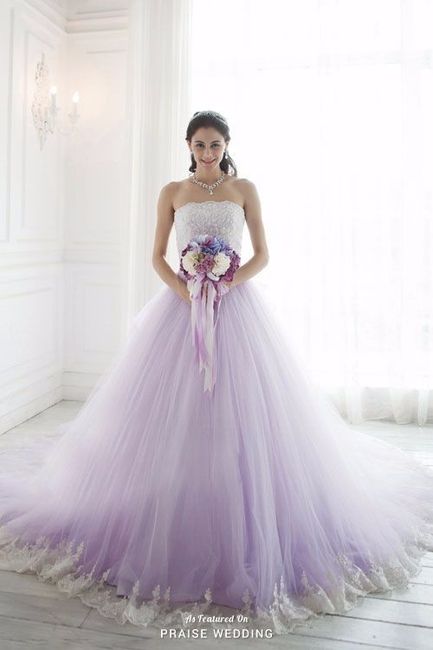 Vestidos de boda morados top
